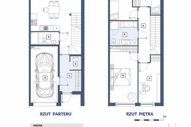 Rzut - Dom na sprzedaż 5 pokoi o powierzchni 129 m² - numer Z11 w Nowe Karwiany etap XIII