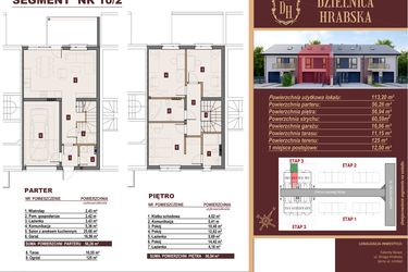 Rzut - Dom na sprzedaż 4 pokoje o powierzchni 113,2 m² - numer 10/2 w Dzielnica Hrabska
