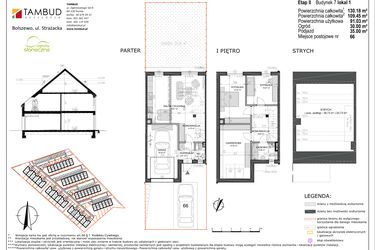 Rzut - Mieszkanie na sprzedaż 4 pokoje o powierzchni 109,45 m² - numer B7/L1 w Słoneczne Ogrody