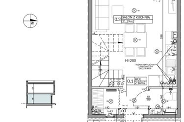 Rzut - Dom na sprzedaż 3 pokoje o powierzchni 62,16 m² - numer 6 w Boska Ksawerowska 2