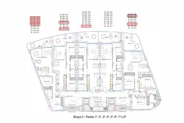 Rzut - Mieszkanie na sprzedaż 2 pokoje o powierzchni 97,44 m² - numer 1-D w Apartamenty w La Manga del Mar Menor - 98899735