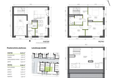 Rzut - Dom na sprzedaż 5 pokoi o powierzchni 138,22 m² - numer b15.L2 w Ogrody Wojszyce