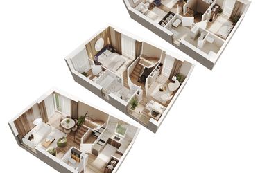 Rzut - Dom na sprzedaż 5 pokoi o powierzchni 117,97 m² - numer 2 w Wille Stolema