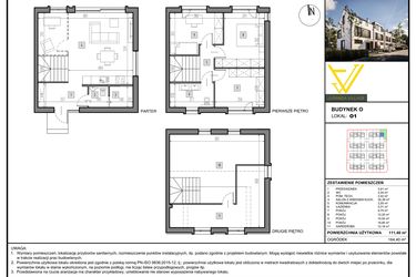 Rzut - Mieszkanie na sprzedaż 5 pokoi o powierzchni 111,4 m² - numer O1 w Juranda Village etap II