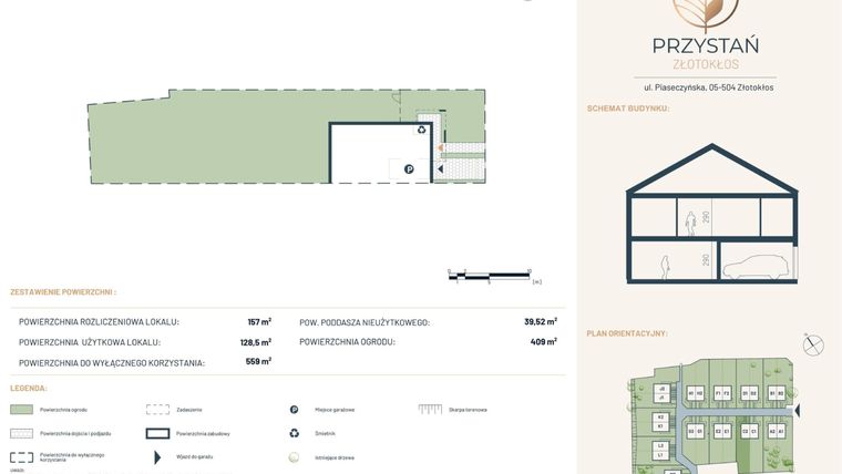 Rzut - Dom na sprzedaż 5 pokoi o powierzchni 157,29 m² - numer C2 w Przystań Złotokłos