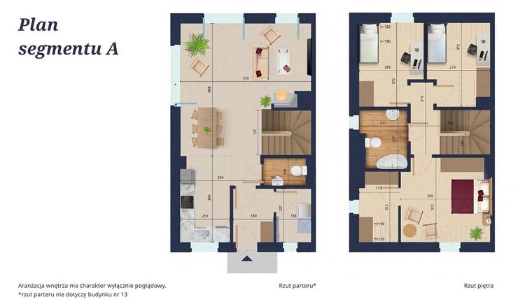 Rzut - Dom na sprzedaż 4 pokoje o powierzchni 95,9 m² - numer 82B w Zielona Widawa