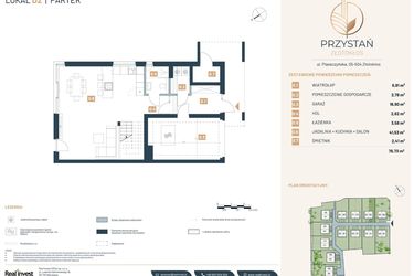 Rzut - Dom na sprzedaż 5 pokoi o powierzchni 151,66 m² - numer D2 w Przystań Złotokłos
