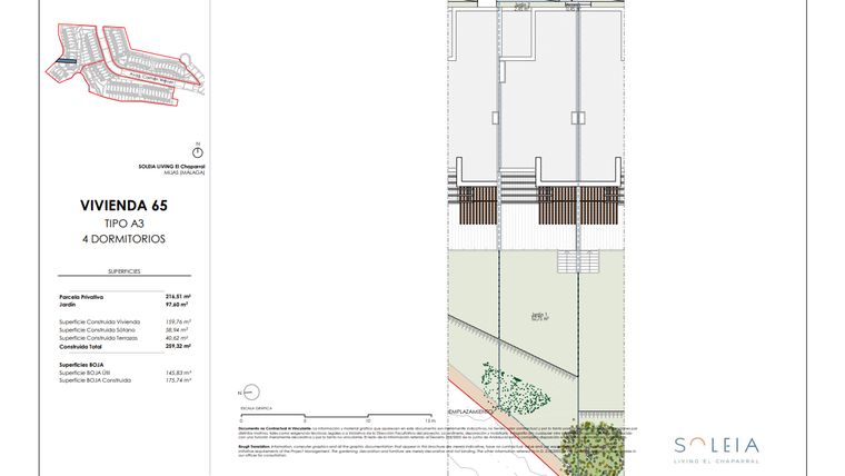 Rzut - Dom na sprzedaż 4 pokoje o powierzchni 159,75 m² - numer 65 w Soleia Living