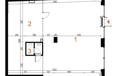 Rzut - Lokal użytkowy na sprzedaż 1 pokój o powierzchni 151,59 m² - numer U7 w Odrzańskie Bulvary