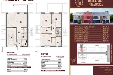 Rzut - Dom na sprzedaż 4 pokoje o powierzchni 113,2 m² - numer 10/2 w Dzielnica Hrabska