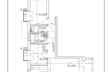 Rzut - Mieszkanie na sprzedaż 3 pokoje o powierzchni 57,91 m² - numer 3 w Bydgoska 19