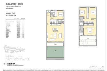 Rzut - Mieszkanie na sprzedaż 4 pokoje o powierzchni 141 m² - numer 7.36 w Evergreen Homes - Mijas
