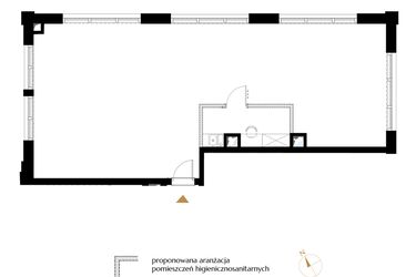 Rzut - Lokal użytkowy na sprzedaż 1 pokój o powierzchni 104,58 m² - numer 18 w BIZPARK D