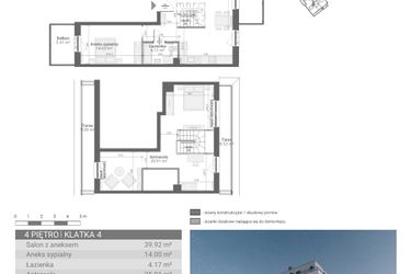 Rzut - Mieszkanie na sprzedaż 3 pokoje o powierzchni 94 m² - numer M64 w Ultra Marina etap II