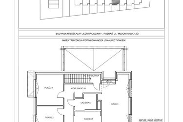 Rzut - Mieszkanie na sprzedaż 3 pokoje o powierzchni 77,86 m² - numer 48B w Osiedle Zagajnik - etap I