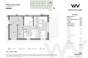 Rzut - Dom na sprzedaż 4 pokoje o powierzchni 117,83 m² - numer B.1A/1 w Wola Village