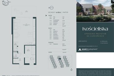 Rzut - Dom na sprzedaż 4 pokoje o powierzchni 142,95 m² - numer 19.B w Kościeliska