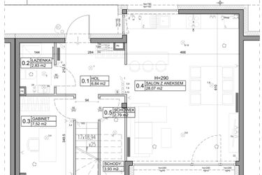 Rzut - Dom na sprzedaż 5 pokoi o powierzchni 111,66 m² - numer 3 w Miasto Ogród 4