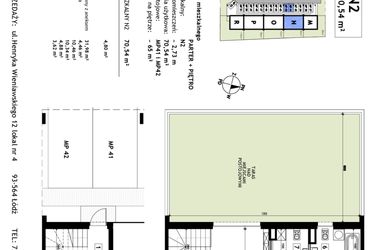 Rzut - Mieszkanie na sprzedaż 3 pokoje o powierzchni 70,54 m² - numer N2 w Złotno Residence