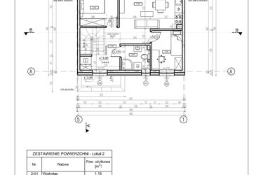 Rzut - Mieszkanie na sprzedaż 3 pokoje o powierzchni 47,8 m² - numer 15D w Słoneczny Nowy Otok - Malownicza VI