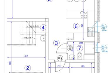 Rzut - Dom na sprzedaż 5 pokoi o powierzchni 142,03 m² - numer 4 w Tymotkowa
