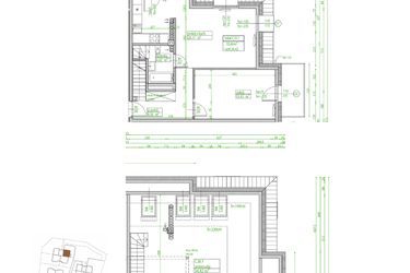 Rzut - Mieszkanie na sprzedaż 4 pokoje o powierzchni 87,07 m² - numer C.III.1 w Villa Rosenthal