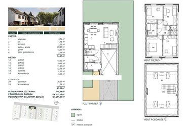 Rzut - Dom na sprzedaż 5 pokoi o powierzchni 140,48 m² - numer B1 w Cisova Park etap II