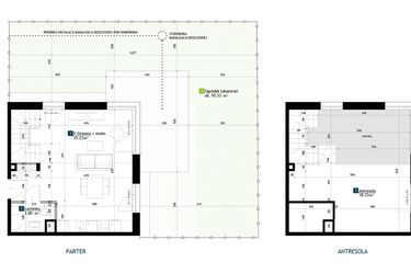 Rzut - Mieszkanie na sprzedaż 1 pokój o powierzchni 56,56 m² - numer BH0007 w Viva Cité