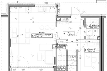 Rzut - Dom na sprzedaż 5 pokoi o powierzchni 111,66 m² - numer 2 w Miasto Ogród 4