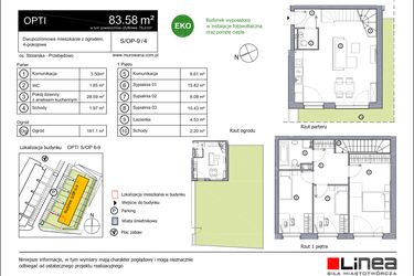 Rzut - Mieszkanie na sprzedaż 4 pokoje o powierzchni 83,58 m² - numer S-OP-9-4 w os. Stolarska