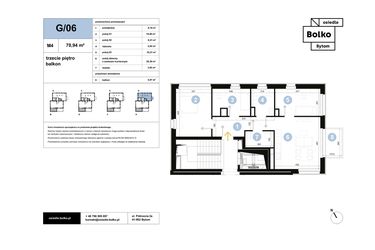 Rzut - Mieszkanie na sprzedaż 1 pokój o powierzchni 28,25 m² - numer G/02 w Osiedle Bolko etap II