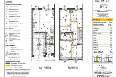 Rzut - Dom na sprzedaż 5 pokoi o powierzchni 116,16 m² - numer 61-L2 w Osiedle Idea etap I