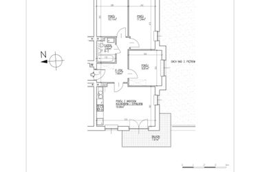 Rzut - Mieszkanie na sprzedaż 4 pokoje o powierzchni 62,32 m² - numer 26 w Północna 26
