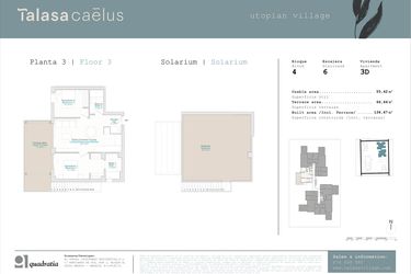Rzut - Mieszkanie na sprzedaż 2 pokoje o powierzchni 55,42 m² - numer B4-3D w Talasa Caleus II