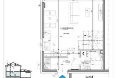 Rzut - Dom na sprzedaż 4 pokoje o powierzchni 86,13 m² - numer 27A w Zielono Mi