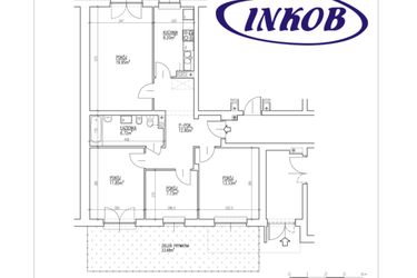 Rzut - Mieszkanie na sprzedaż 4 pokoje o powierzchni 80,58 m² - numer 29 w Północna 26