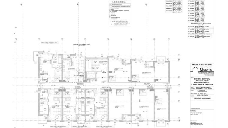 Rzut - Mieszkanie na sprzedaż 2 pokoje o powierzchni 81,38 m² - numer c33 w Osiedle Grunwaldzka 49