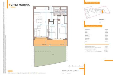 Rzut - Mieszkanie na sprzedaż 2 pokoje o powierzchni 85,61 m² - numer P4-0B w Vitta Marina
