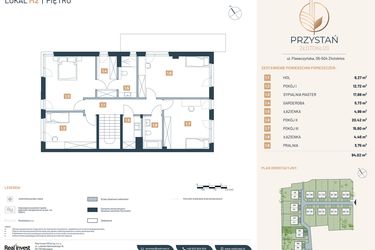 Rzut - Dom na sprzedaż 5 pokoi o powierzchni 195,17 m² - numer M2 w Przystań Złotokłos