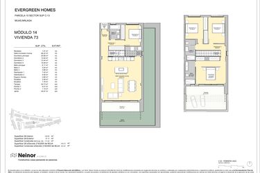 Rzut - Mieszkanie na sprzedaż 4 pokoje o powierzchni 140 m² - numer 14.73 w Evergreen Homes - Mijas