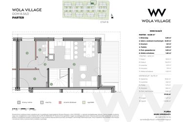 Rzut - Dom na sprzedaż 4 pokoje o powierzchni 117,93 m² - numer B.3A/2 w Wola Village