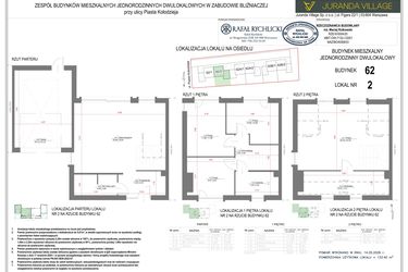 Rzut - Mieszkanie na sprzedaż 4 pokoje o powierzchni 133,4 m² - numer A2 w Juranda Village etap III