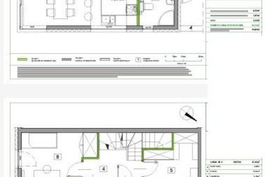 Rzut - Dom na sprzedaż 4 pokoje o powierzchni 92,34 m² - numer 3D.1 w Wawer Park II