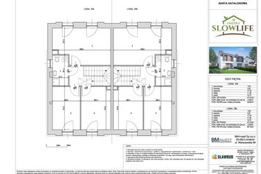 Rzut - Dom na sprzedaż 4 pokoje o powierzchni 96,12 m² - numer 18A w Osiedle Slow Life etap 2