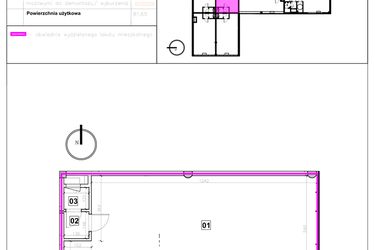 Rzut - Lokal użytkowy na sprzedaż 1 pokój o powierzchni 81,65 m² - numer 2.B.8 w Nowe Miasto Polesie etap IIIa