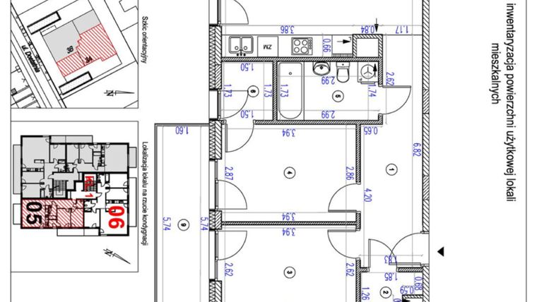 Rzut - Mieszkanie na sprzedaż 3 pokoje o powierzchni 73,35 m² - numer A5 w Vilanovia Park