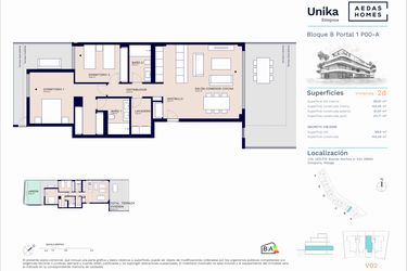 Rzut - Mieszkanie na sprzedaż 2 pokoje o powierzchni 129,76 m² - numer A11-007 w Unika I