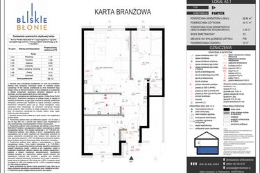 Rzut - Mieszkanie na sprzedaż 3 pokoje o powierzchni 49,12 m² - numer A3-1 w Bliskie Błonie