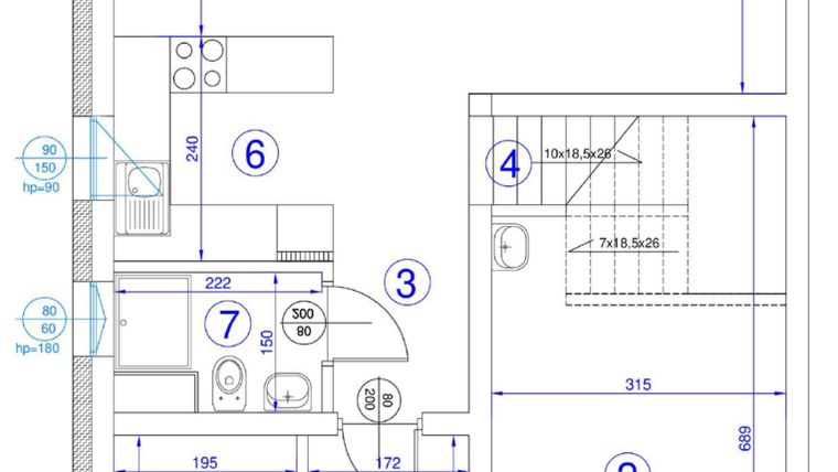 Rzut - Dom na sprzedaż 5 pokoi o powierzchni 142,03 m² - numer 7 w Tymotkowa