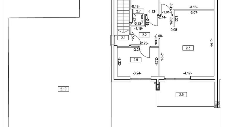 Rzut - Mieszkanie na sprzedaż 3 pokoje o powierzchni 60,13 m² - numer M5 w Osiedle Zygmunta